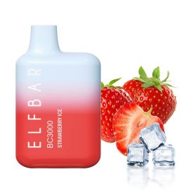  ELF BAR BC3000 - Fragola Ghiacciata 5% - RICARICABILE
