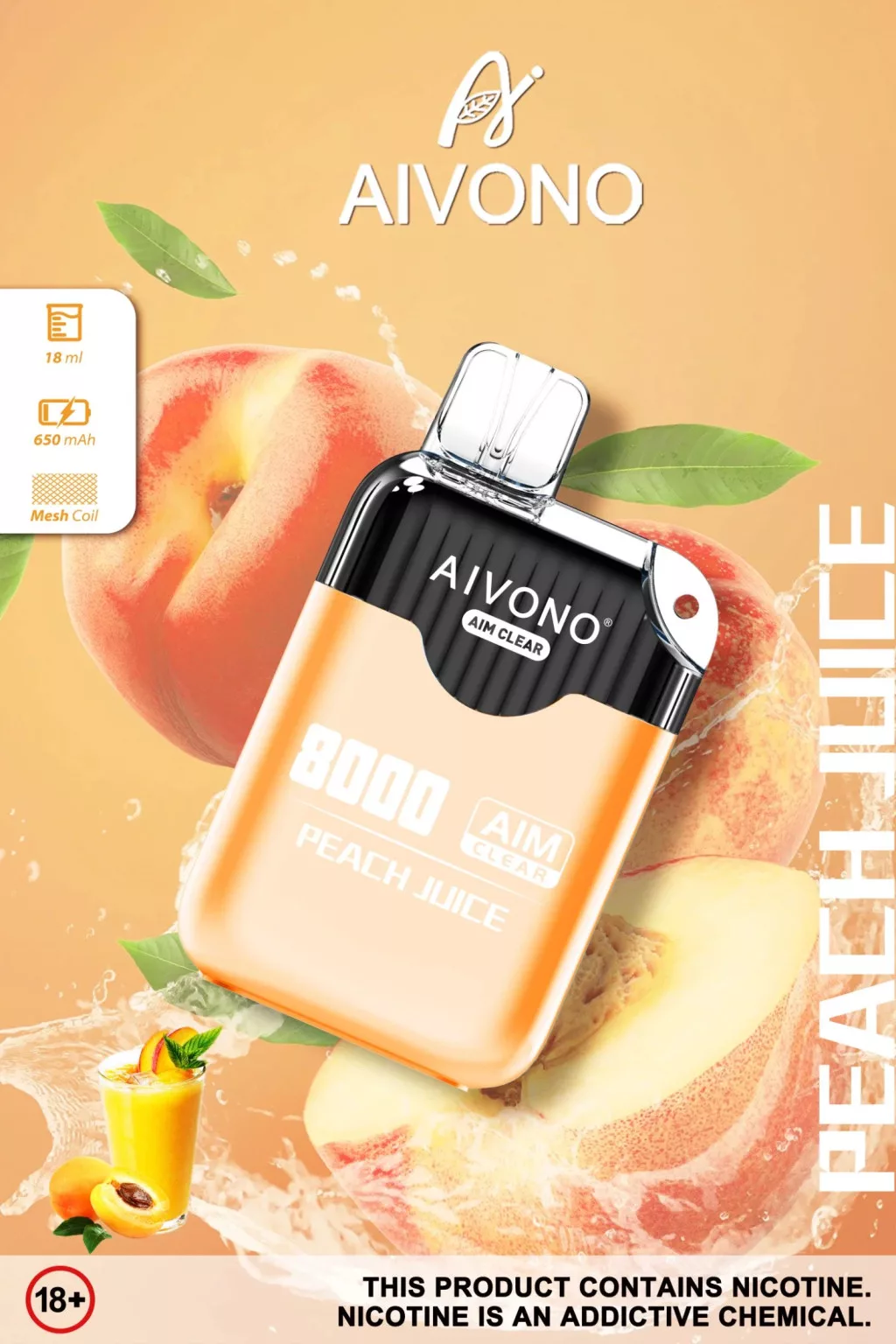 liquido svapo fai da te Aivono 8000 - Nicotine Free 0%