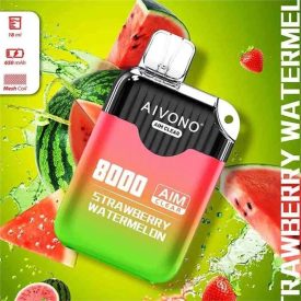 AAivono 8000 - Nicotine Free 0% vape monouso con gusto anguria alla fragola e 8000 puff