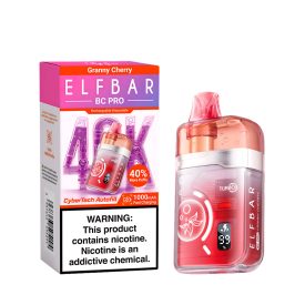 ELF BAR BC40000 PRO - GRANNY CHERRY 5% - RECHARGEABLE