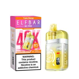 ELF BAR BC40000 PRO - TRIPLE MANGO 5% - RECHARGEABLE