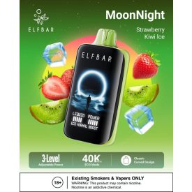 ELF BAR MoonNight 40000 - Strawberry Kiwi Ice 5%