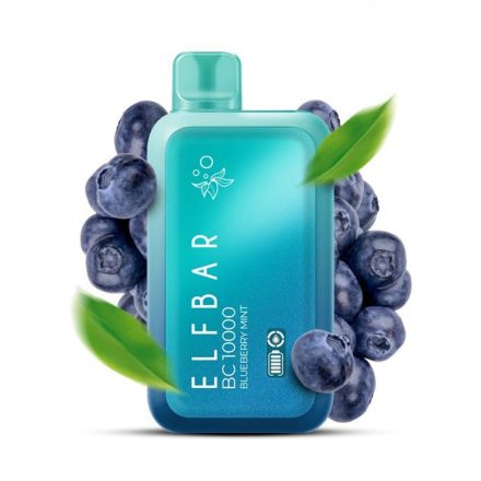 ELF BAR BC10000 Sigaretta Elettronica Usa e Getta Pod 10000 Tiri Mirtillo Menta