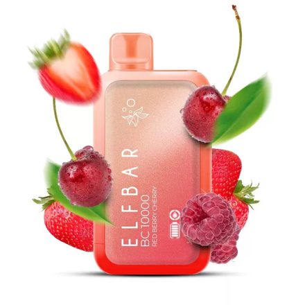 ELF BAR BC10000 Sigaretta Elettronica Usa e Getta Pod 10000 Tiri Bacca Rossa Ciliegia