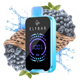 ELF BAR FS18000 vape monouso con gusto ghiaccio alle mirtille e 18000 puff