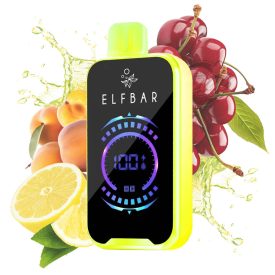 ELF BAR FS18000 vape monouso con gusto limonata alla ciliegia e alla pesca e 18000 puff