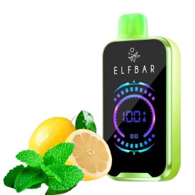 ELF BAR FS18000 vape monouso con gusto limone e menta e 18000 puff