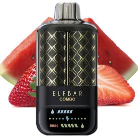 ELF BAR COMBO vape monouso con gusto anguria e fragola e 25000 puff