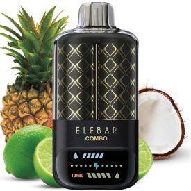ELF BAR COMBO vape monouso con gusto lime e ananas e 25000 puff