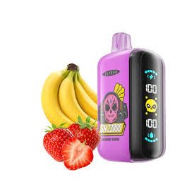 ELF BAR GH23000 sigaretta elettronica ricaricabile con sapore di fragola e banana e 23000 tiri