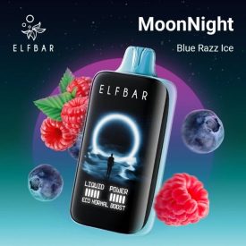 Sigaretta elettronica usa e getta Elfbar MoonNight 40000 Blue Razz Ice 5% con display curvo
