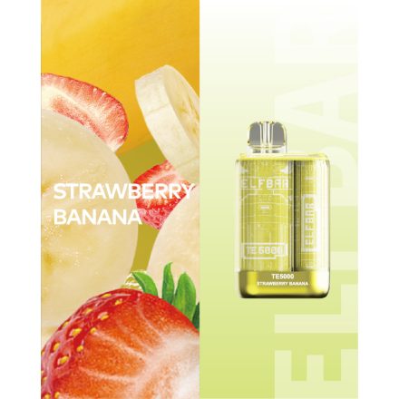  ELF BAR TE5000 - Fragola Banana 5% - RICARICABILE