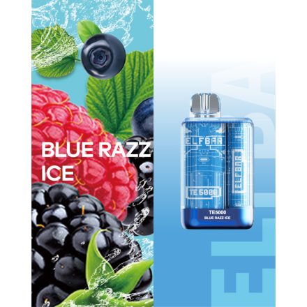 ELF BAR TE5000 - BLUE RAZZ ICE 5% - RICARICABILE