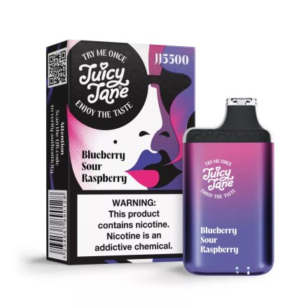 ELF BAR JJ5500 - Mirtillo Sour Lampone 5% - RICARICABILE