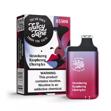 ELF BAR JJ5500 - Fragola Lampone Ciliegia Ghiaccio 5% - RICARICABILE