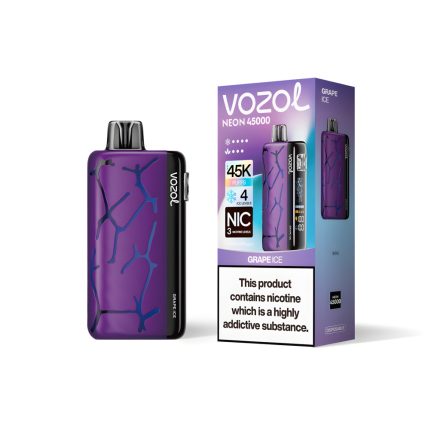 VOZOL NEON 45000 - GRAPE ICE 5% NICOTINE