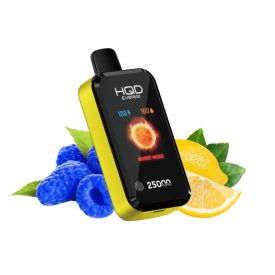 HQD Everest sigaretta elettronica usa e getta con gusto lampone blu e limone e 25000 tiri
