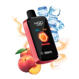 HQD Everest sigaretta elettronica usa e getta con gusto pesca ghiacciata e 25000 tiri