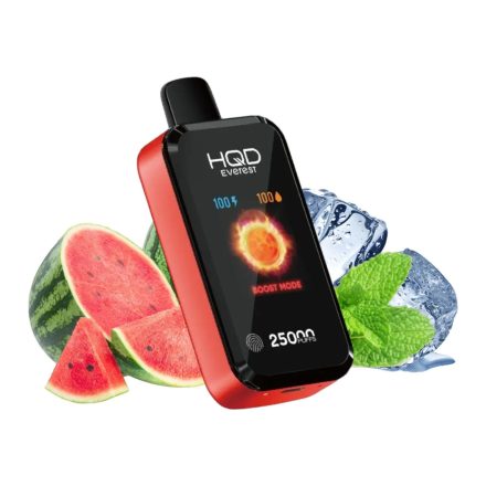 HQD Everest sigaretta elettronica usa e getta con gusto anguria ghiacciata e 25000 tiri